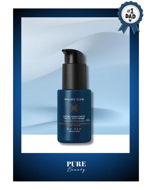 Creme Hidratante Facial Anti-Idade Malbec Club - Boticário