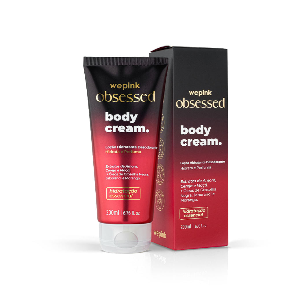 Body Cream Obsessed Desodorante Hidratante 200ml
