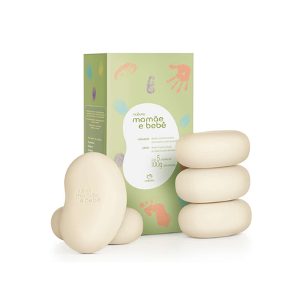Mamãe bebê caixa de sabonetes 5 uni