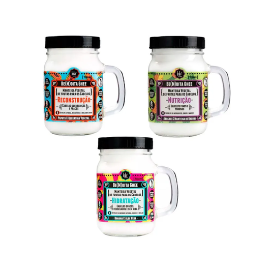 Kit Lola Cosmetics Be(M)dita Ghee Cronograma Capilar