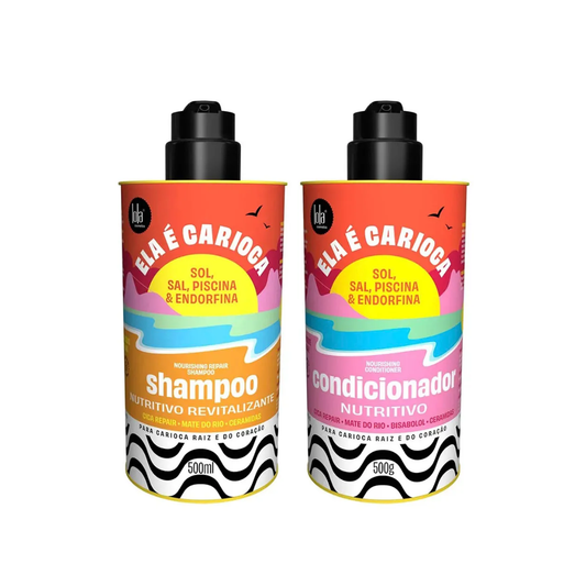 Kit shampoo + condicionador “Ela é carioca”