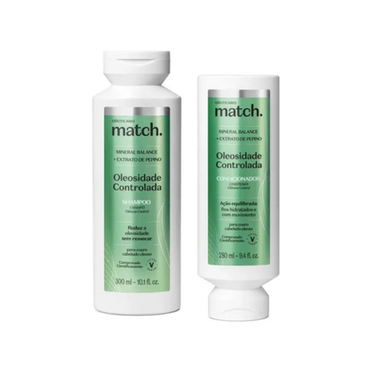 Cabelos Oleosos - Hair Pack Oiliness Control - Kit Shampoo e Condicionador