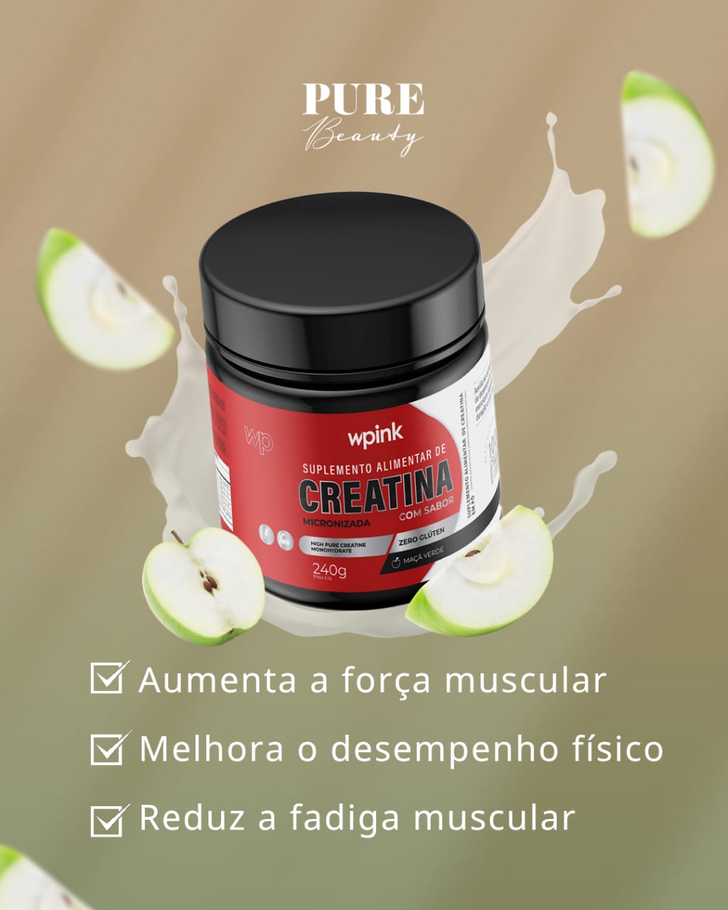 Creatina - Maçã Verde