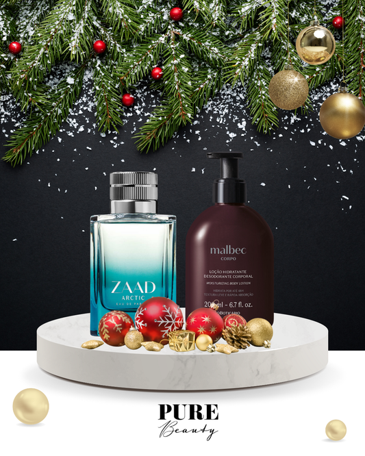 Kit Presente Zaad Arctic e Malbec Loção Hidratante