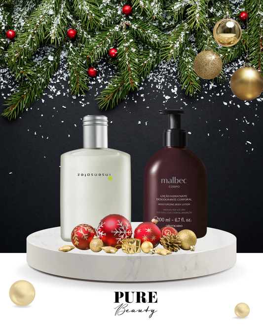 Kit Presente Insensatez e Malbec Loção Hidratante