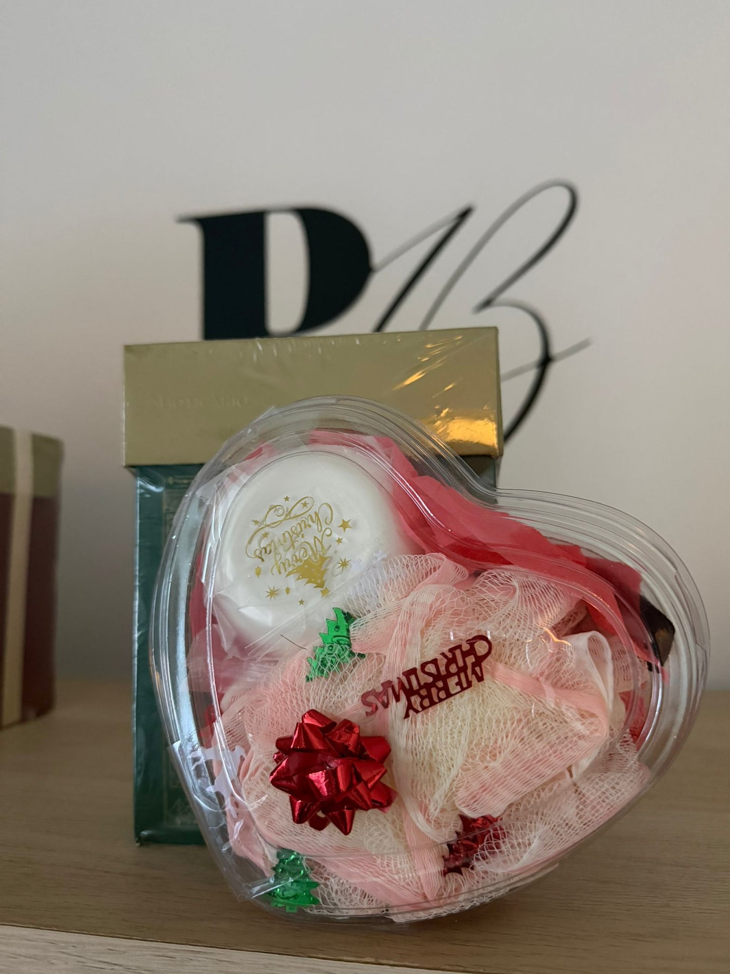 Kit de Coração: Sabonete Natura + Esponjinha de Banho