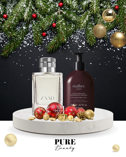 Kit Presente Zaad e Malbec Loção Hidratante