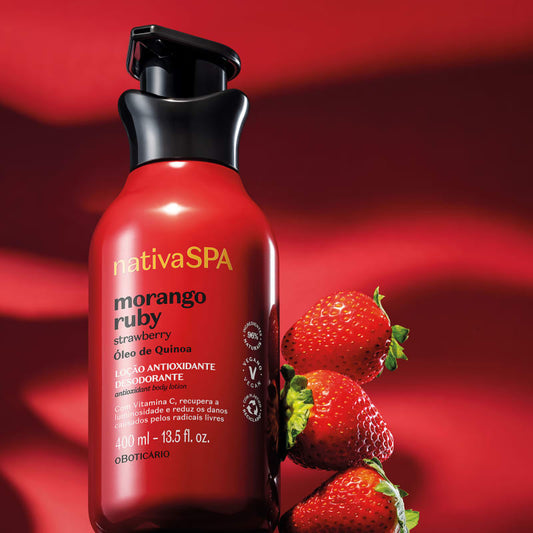 Creme Corporal - Morango Ruby