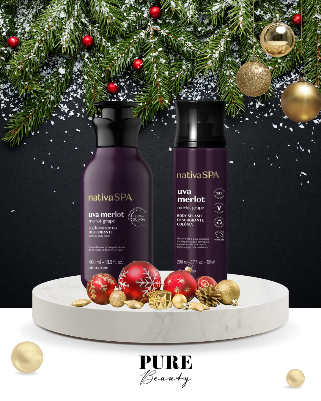 Kit Presente Uva Merlot