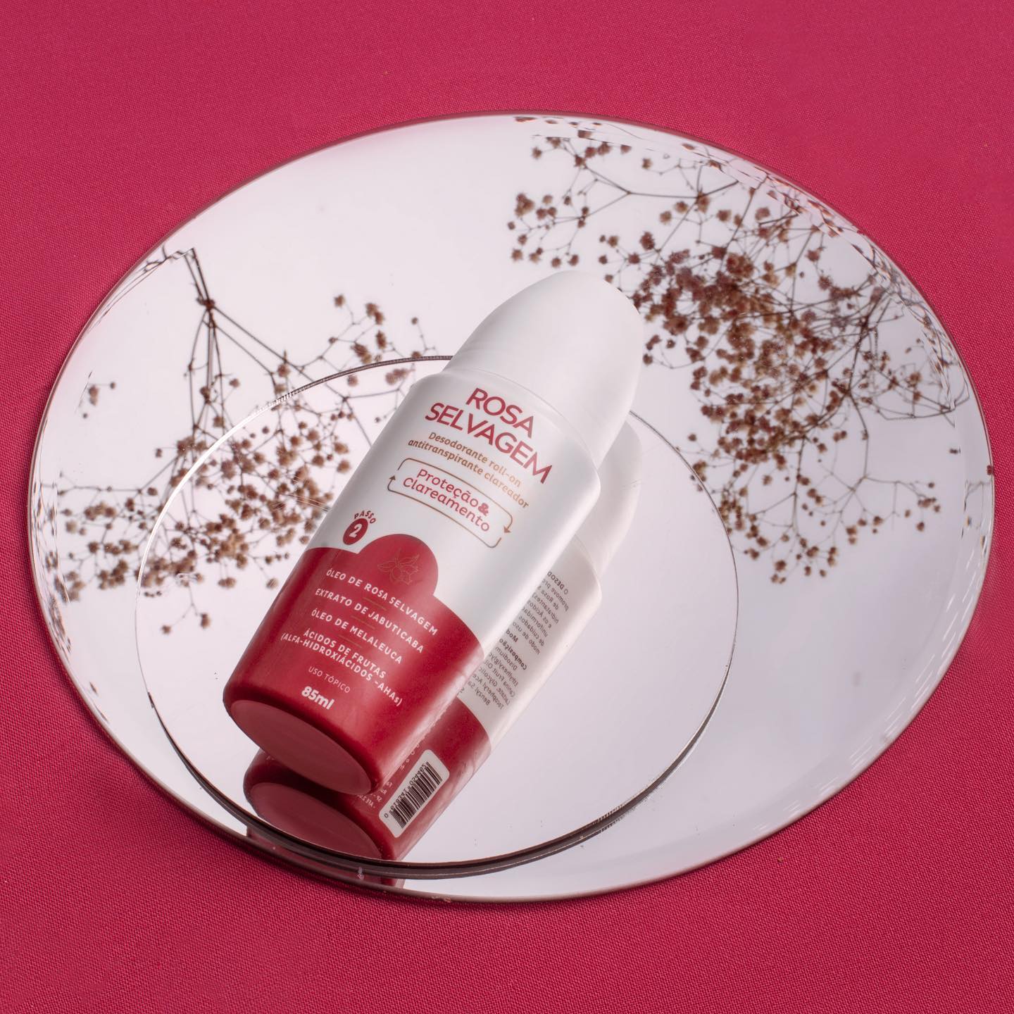 Desodorante Roll On - Rosa Selvagem