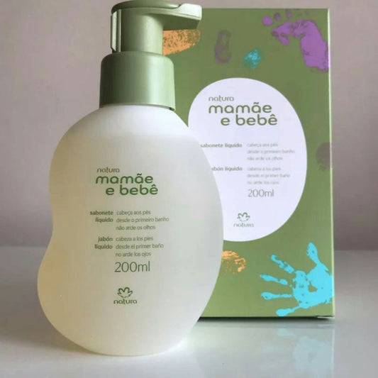 Sabonete Líquido Mamãe e Bebê - Natura