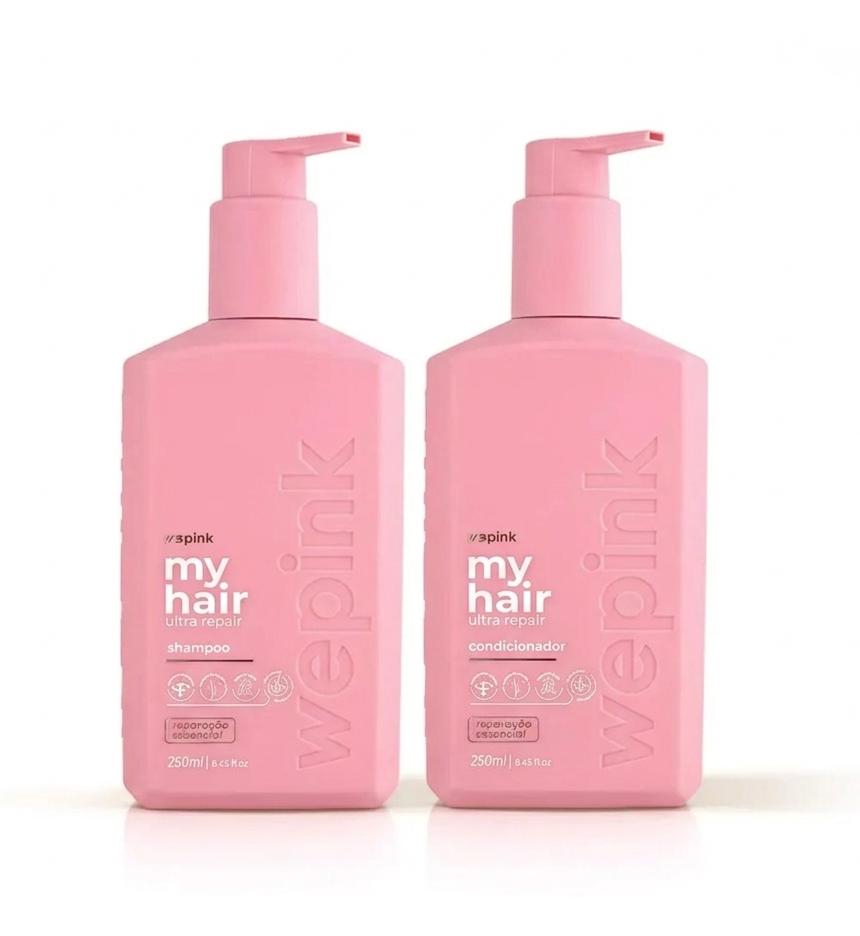 Kit Shampoo e Condicionador My Hair - We Pink