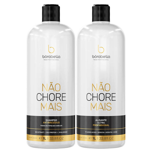 Kit Progressiva + Shampoo 1L Não Chore Mais - Borabella