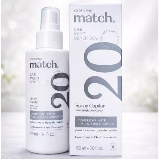 Spray Capilar Match 20 Lab Multibenefícios - O Boticário
